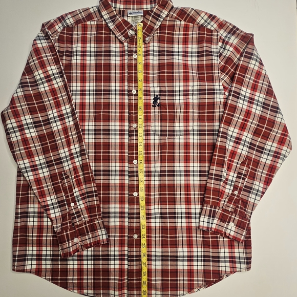 Disney Parks Authentic Mens Long Sleeves Dress Shirt Seamless Pocket w/ Buttons - Picture 6 of 9